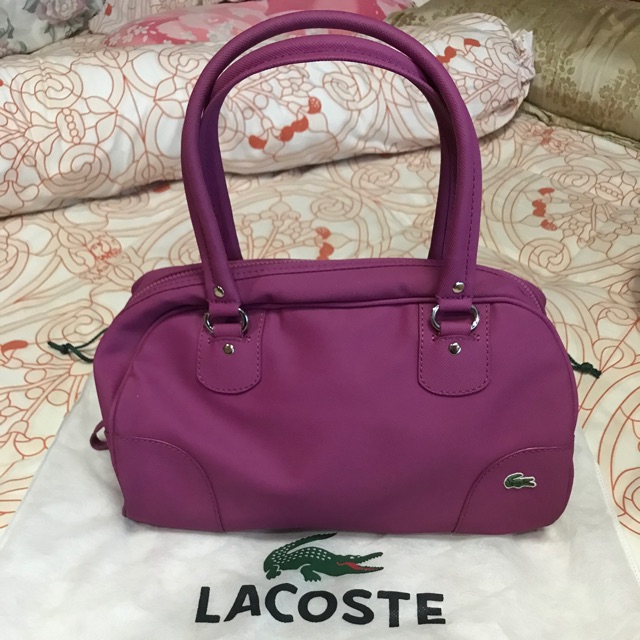 กระเป๋า Lacoste แท้ 100%  ทรง Bowling Bag