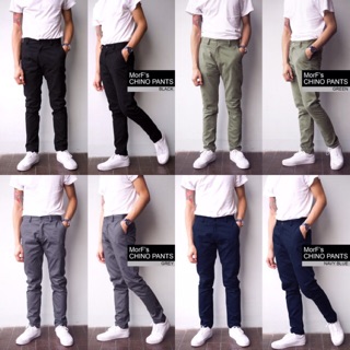 Chino Pants กางเกงชิโน่ ขายาว ทรงกระบอกเล็ก