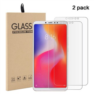 Xiaomi mi max 3 ฟิล์มกระจกกันรอยขีดข่วน 2 ชิ้น Full cover Phone screen Protector Tempered Glass