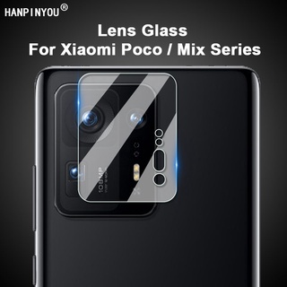 1-5Pcs For Xiaomi Mi Mix 4 Fold Poco X3 GT NFC M3 C3 X2 F2 M2 Pro F1 Clear Ultra Slim Back Camera Lens Protector Rear Camera Lens Cover Soft Fiber Tempered Glass Guard Protection Film