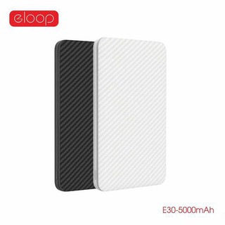 พาวเวอร์แบงค์ Eloop E30 Powerbank แบตสำรอง 5000mAh ของแท้100% เล็ก บาง เบา รับประกัน 6เดือน