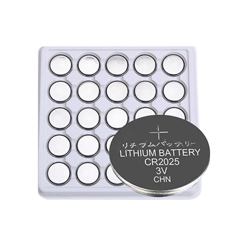 100PCS CR2025 3V Lithium Coin Cells Button Battery BR2025 DL2025 KCR2025 2025 L12 EE6226 for Watch R