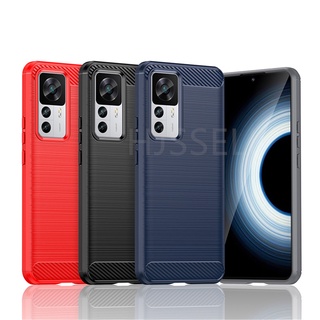 เคส Xiaomi 12T Pro Case Silicone Carbon fiber Shockproof Phone Case Back Cover Xiaomi 12TPro 12 T กรณี ฝาครอบ