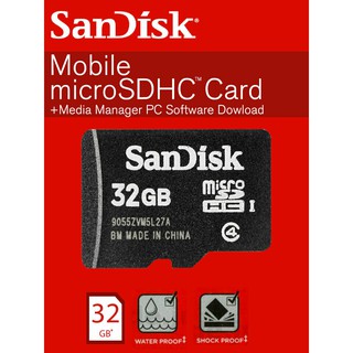 SANDISK MicroSD Card สำรองข้อมูลความจุ 32 GB Micro Card