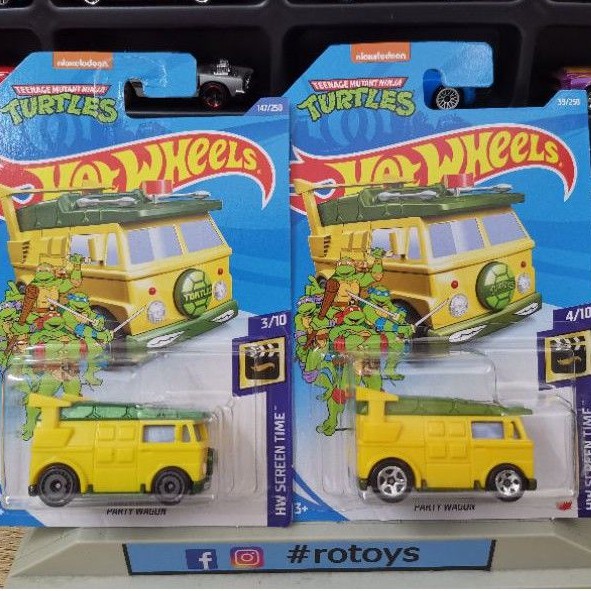 Hot Wheels Party Wagon Ninja Turtles