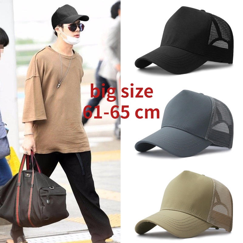 baseball cap 61-65 cm big mesh men summer fashion women outdoor quick dry dad hat