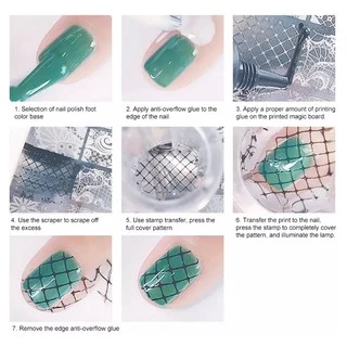 เจลปั้มลาย สำหรับปั้มลาย ต้องอบให้สีแห้ง สีแน่น เข้ม ปั้มติดง่าย