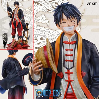 Figure ฟิกเกอร์ Model งานปั้น GK One Piece วันพีซ เต็มพิกัดสลัดจอมลุย วันพีช Monkey D Luffy มังกี้ ดี ลูฟี่ มนุษย์ยาง