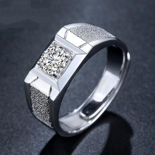 Fashion silver rhinestone open ring