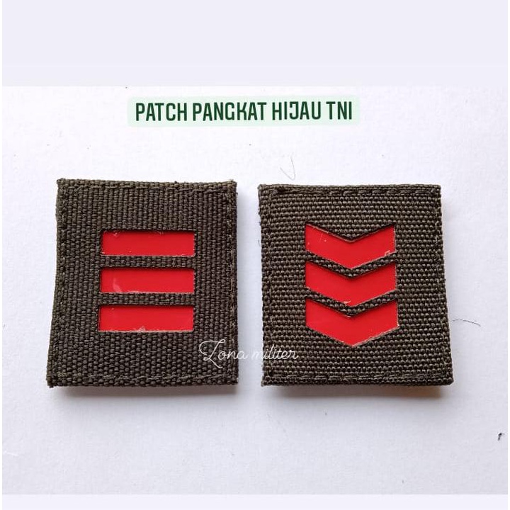 เลเซอร์ตัด Patch TNI RANK เลเซอร์สําหรับ Bodyvest/เสื้อกั๊กใหม่