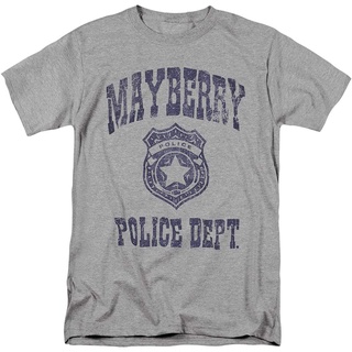 เสื้อยืดคอกลม แขนสั้น พิมพ์ลายตํารวจ Popfunk The Andy Griffith Show Mayberry สําหรับผู้ชาย