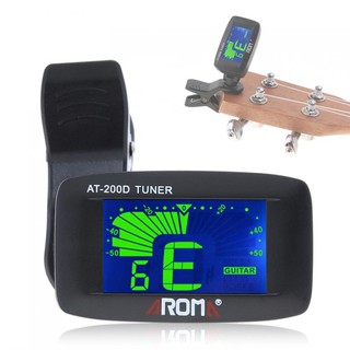 Clip-on Guitar Tuner LCD Backlight with Coin Battery