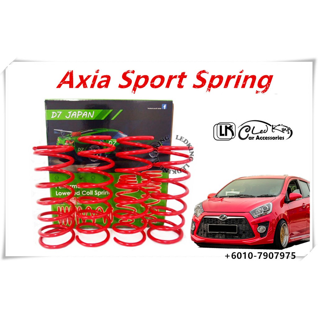 Perodua Axia Sport Spring D7