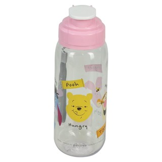 ของอร่อย กระบอกน้ำพลาสติก กระบอกน้ำใส กระบอกใส่น้ำ 0.6 ลิตร สีชมพู WATER BOTTLE 0.6L PINK ที่ใส่อาหารและเครื่องดื่ม คุณภ