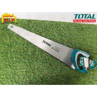 Total โททอล เลื่อยลันดา ขนาด 22 " THT55223 ด้ามจับหุ้มยาง เลื่อย เลื่อยลันดา ( Hand Saw )