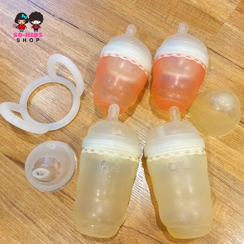 ขวดนมซิลิโคน Olababy(มือสอง)