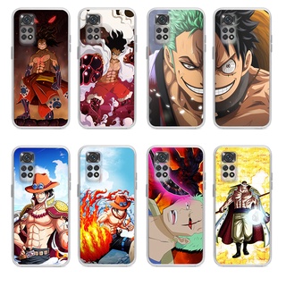 43-1 One Piece เคส Xiaomi Redmi Note 11s 11 4G เคสโทรศัพท์แบบบาง Zoro อะนิเมะ การ์ตูน ซิลิโคน แบบนิ่มใส TPU