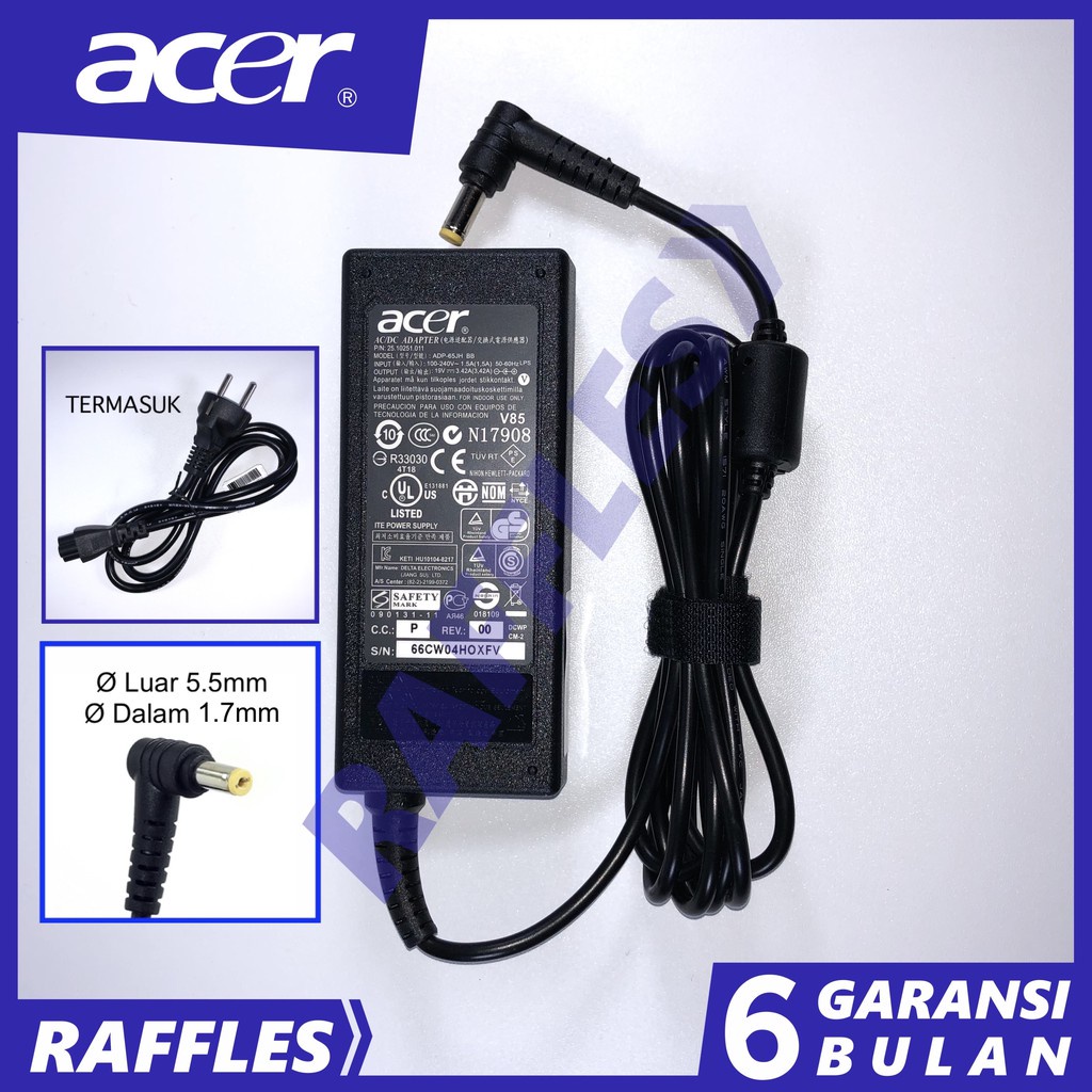 Acer Aspire ES1-421 ES1-433 ES1-433G ES1-511 ES1-572 อะแดปเตอร์ชาร์จ