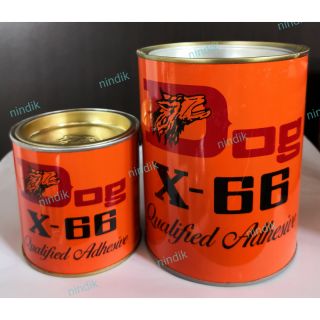 กาวยาง กาวหมา X-66 ตราหมาDOG 200มล. 550มล.