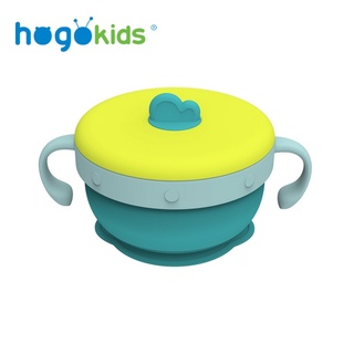 Hogokids ถ้วยดูดทรงพลัง ชามเด็กมีหูจับ ช้อน ชามสำหรับเด็ก ชามเด็กทารก ชามเด็กมีฝาปิดชามข้าวเด็ก ชามเด็กกินข้าวชามทารก