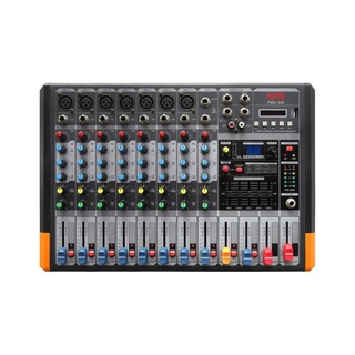 NTS PMX-308 เพาเวอร์มิกเซอร์ 7 โมโน 1 สเตอริโอ + FX/USB/BT พร้อมเพาเวอร์แอมป์ 100 วัตต์