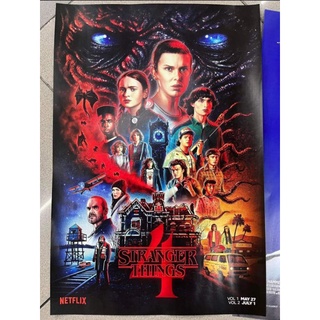 โปสเตอร์หนัง ซีรีส์ Stranger things ภาค 4