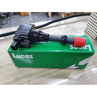 LUCAS คอยล์จ่ายไฟ คอยล์จุดระเบิด ฮอนด้า ซิตี้ แจ๊ส HONDA CITY JAZZ IDSI หน้า สั้น ICA0373