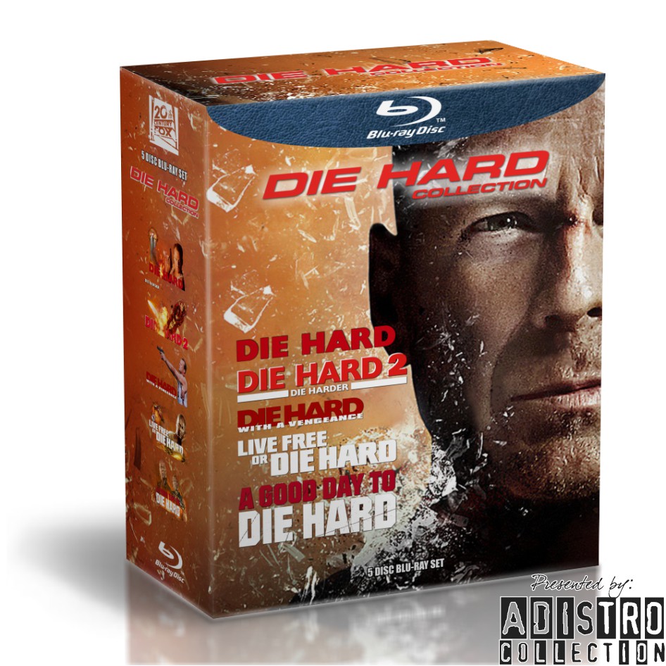 Die HARD Blu-Ray Film BOX SET COMPLETE Edition