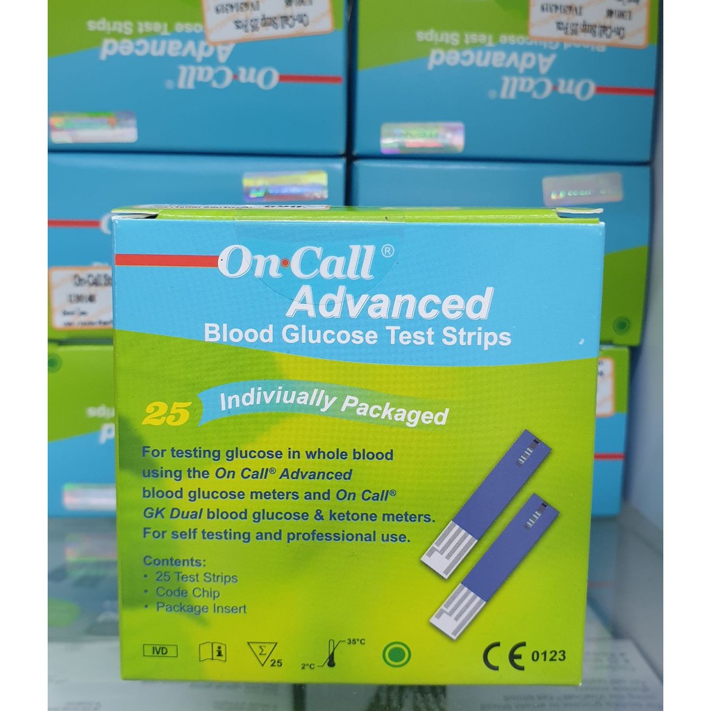On Call Advanced Blood Glucose Test Strips