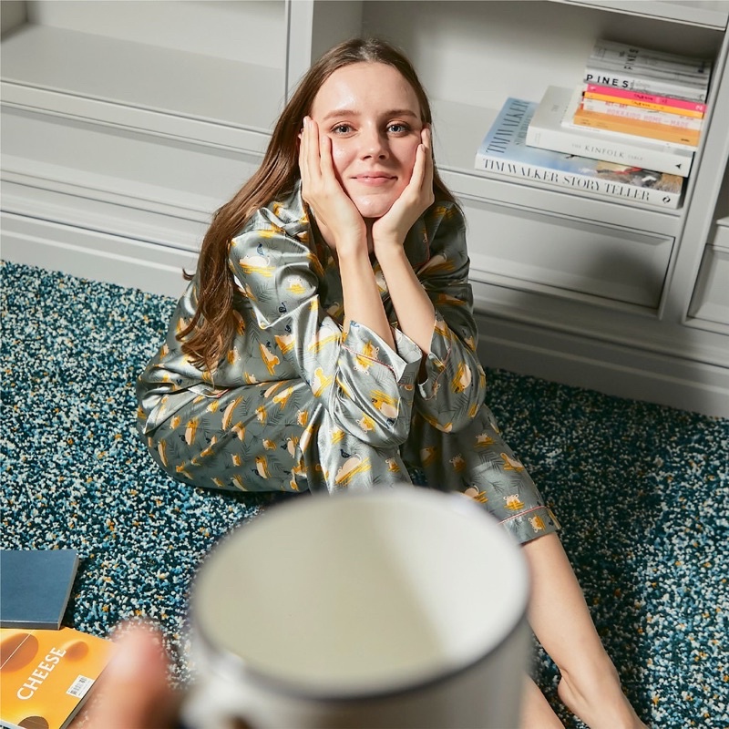 vana sleepwear - hippo แขนยาวขายาว