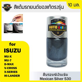 สีแต้มรถยนต์ ISUZU สีบรอนซ์เงินเข้ม Mexican Silver 530