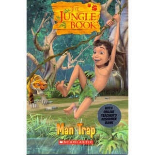 DKTODAY หนังสือ POPCORN READERS 1:JUNGLE BOOK:MAN TRAP