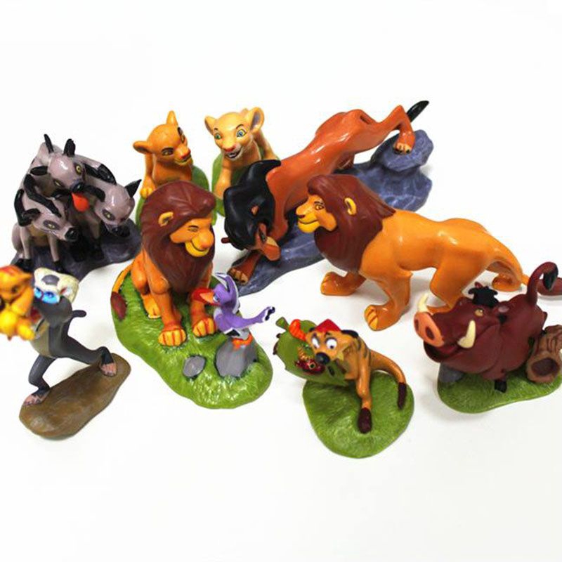 ฟิกเกอร์ the lion king ของเล่นสําหรับเด็ก 9 ชิ้น