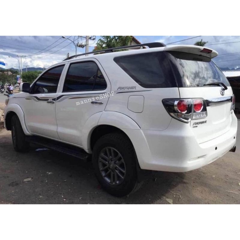 สติ๊กเกอร์แบบดั้งเดิม ลายข้าง TOYOTA Fortuner sticker แต่งรถ โตโยต้า ฟอร์จูนเนอร์ เส้นยาว สติ๊กเกอร์