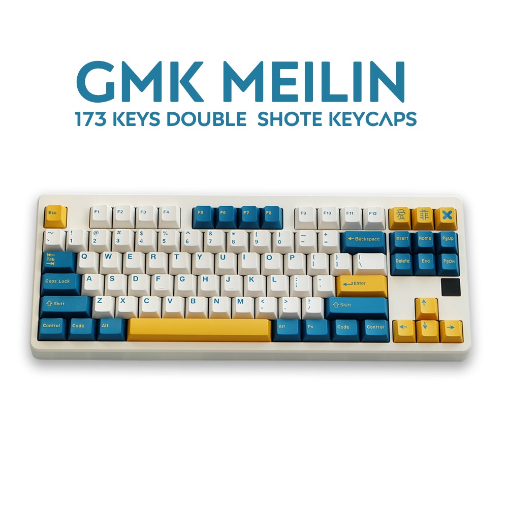 173 คีย์ DOUBLE SHOT โปรไฟล์เชอร์รี่ GMK SHOKO/8/Merlin/Aero Keycap สําหรับคีย์บอร์ดเกมกล GMMK Pro