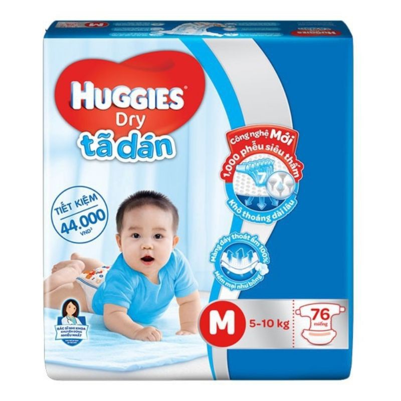 EXTREME HUGGIES DIAPER M76/L68/XL62/XXL56