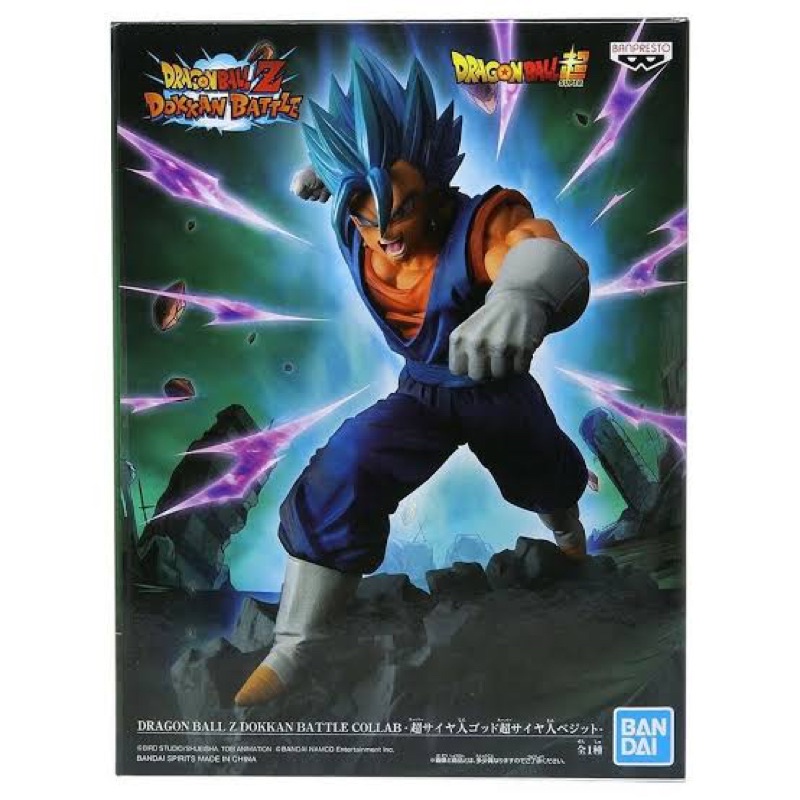 (ของแท้ แมวทอง) เวจิโต้ ซุปเปอร์ไซย่าบลู Banpresto Dragon Ball Z Dokkan Battle Collab Figure Super Saiyan Blue Vegetto