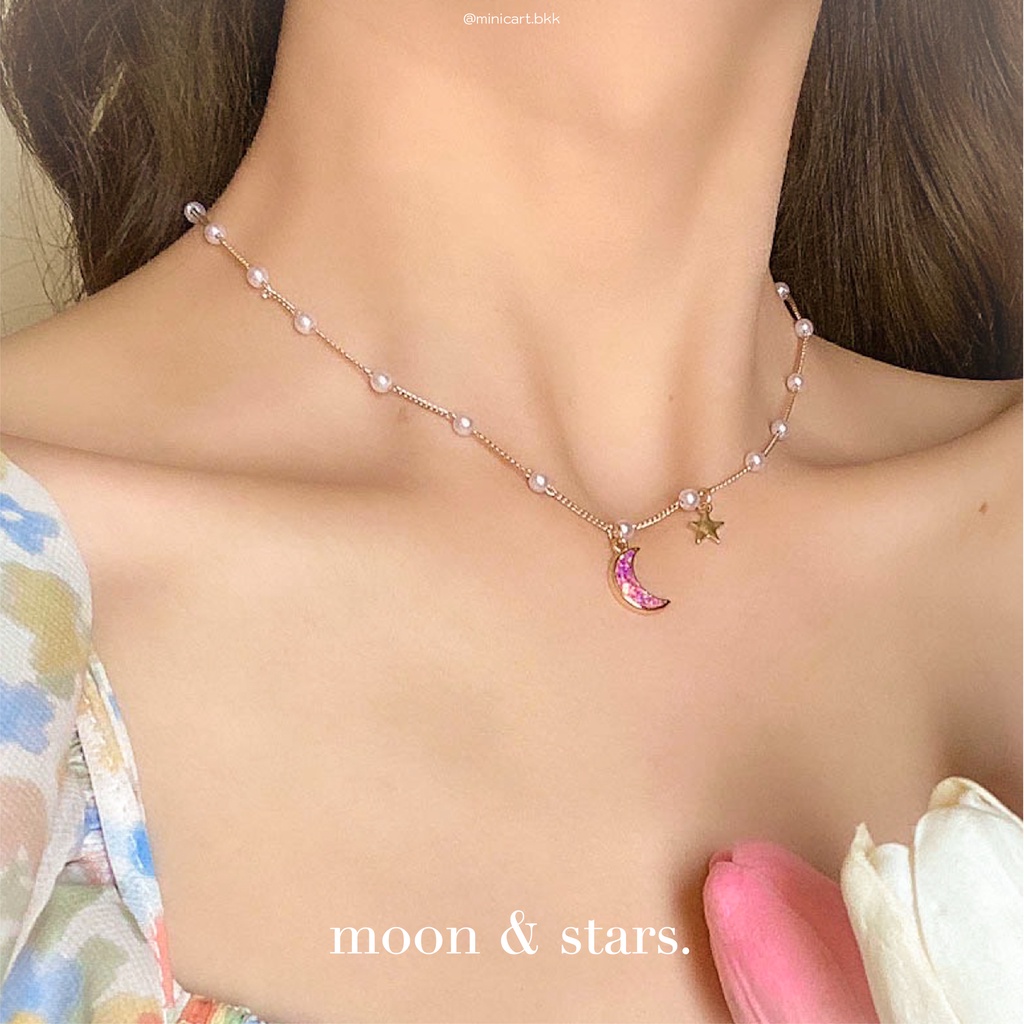 สร้อยคอ Moon & Stars - minicart.bkk