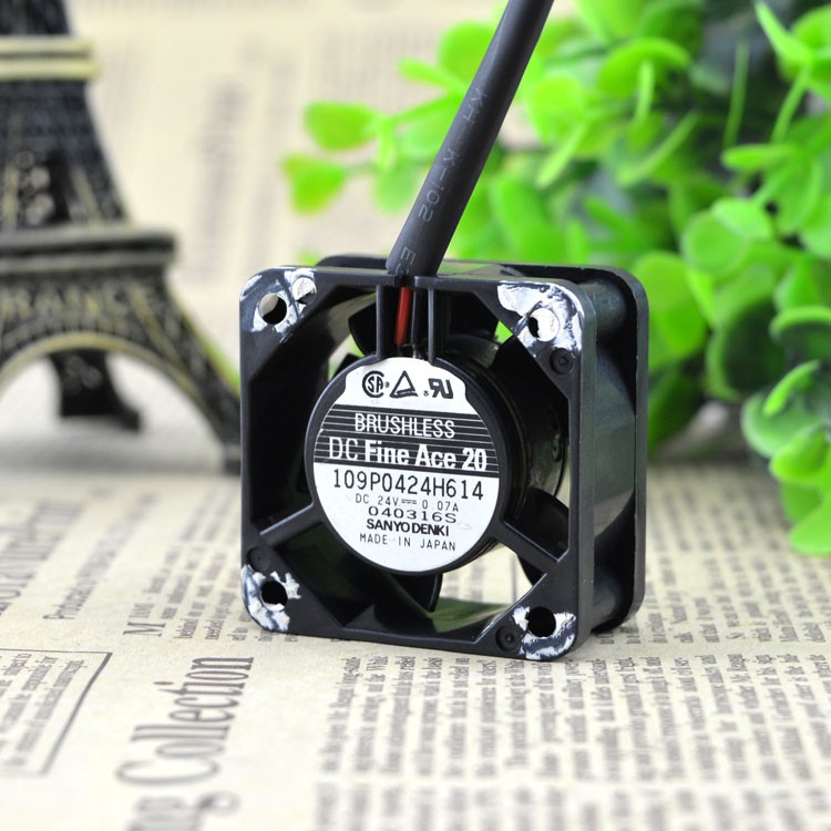 ญี่ปุ่น Sanyo 4CM 109P0424H614 24V 0.07A40*4*20 พัดลมอุปกรณ์ระดับไฮเอนด์