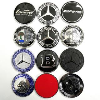 ตราสัญลักษณ์โลโก้ฝากระโปรงหน้า หลัง 56 มม. สําหรับ Mercedes Benz 1 ชิ้น