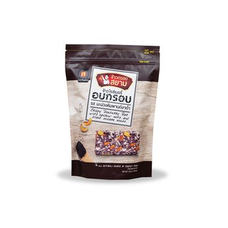 ข้าวกรอบสยาม รสมะม่วงหิมพานต์งาดำ ถุงซิปล็อค ขนาด 160 กรัม (…