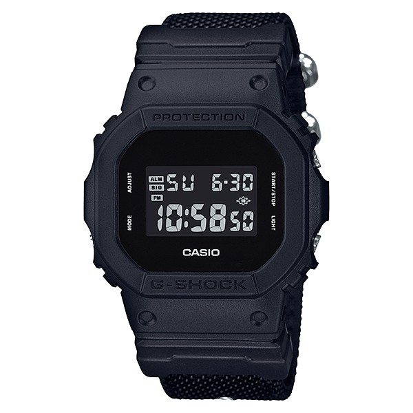 นาฬิกา Casio G-Shock Limited Black out Basic Nilon band series รุ่น DW-5600BBN-1 ของแท้ รับประกัน1ปี