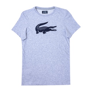 [S-5XL]Lacoste เสื้อยืดคอกลม แขนสั้น ผ้าฝ้าย พิมพ์ลาย แฟชั่นฤดูร้อน สําหรับผู้ชาย (S-5Xl)