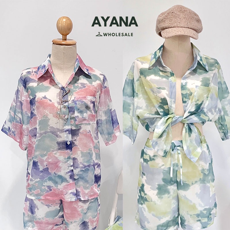 ชุดเซ็ทมัดย้อม ชุดเซ็ทราคาถูกสินค้าพร้อมส่งสต็อคเยอะ ใส่เที่ยวใส่ไปคาเฟ่ ใส่ไปทะเลสวยๆ 💕💕