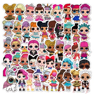 ❉ LOL Suprise Doll Series 04 สติ๊กเกอร์ ❉ 50Pcs/Set Cartoon DIY Fashion Waterproof Doodle Decals สติ๊กเกอร์