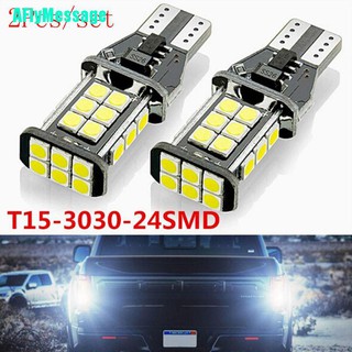 [COD] หลอดไฟถอยหลังรถยนต์ LED AFM T15 W16W 24 SMD 3030 921 912 2 ชิ้น