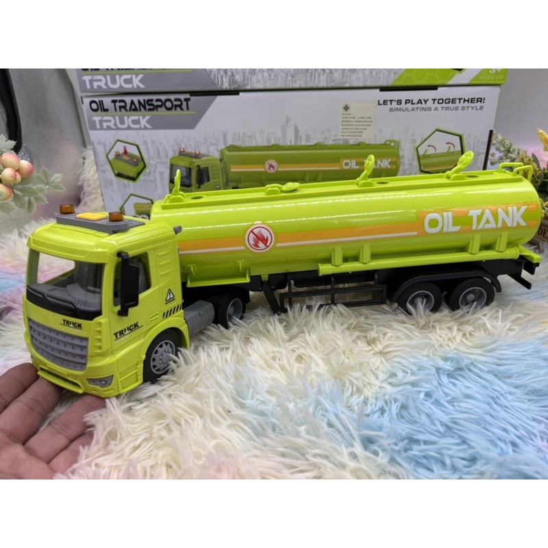 ของเล่น ของเล่นเด็ก รถน้ำมัน oil transportation รถขนน้ำมัน YD8821 รถน้ำมัน รถขนน้ำมัน รถเด็กเล่น ของเล่นเด็กผู้ชาย