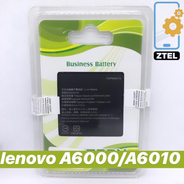 แบตเตอรี่ | lenovo A6000/A6010 | Phone Battery | ZTEL MOBILE