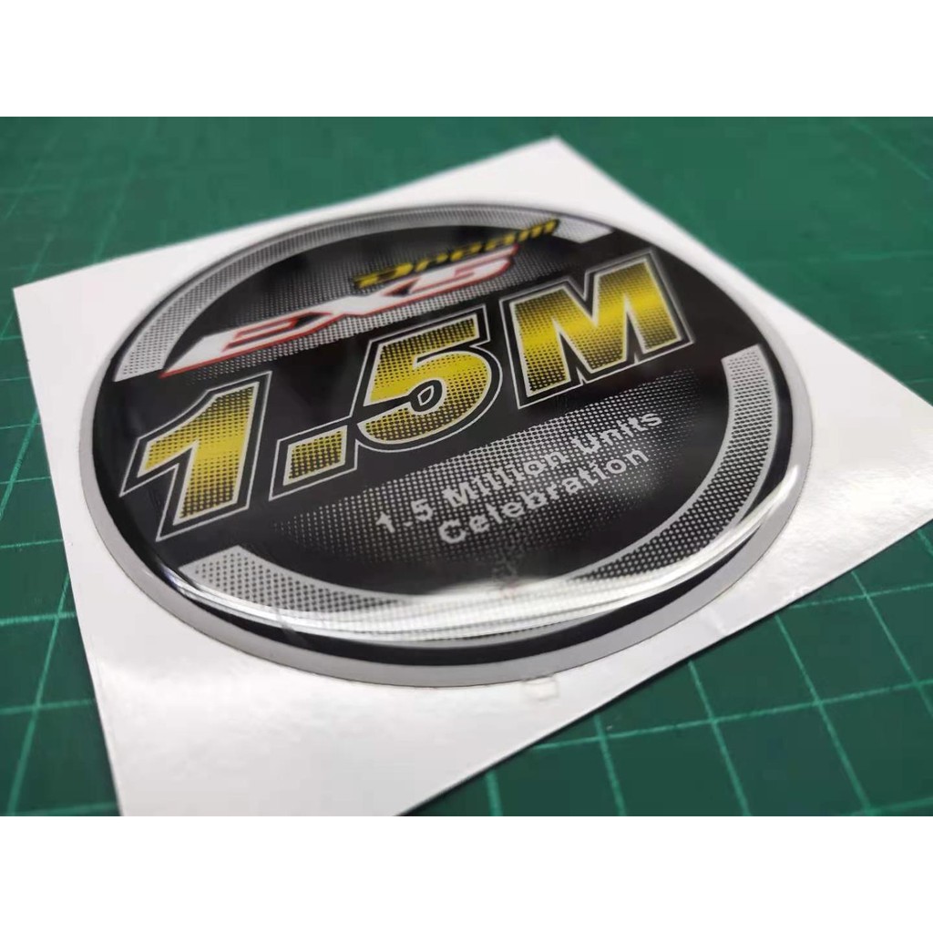 1.5M MILLION 1.5MILLION 1.5 M EX5 DREAM STICKER STIKER HONDA TIMBUL EPOXY โลโก้หน่วย CELEBRATION EMB