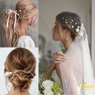 18 ชิ้น Vrouw Elegante Parel U-vorm Haar Stok Bruiloft Haarspelden Opgestoken Kapsel เครื่องมือ Gereedschap Bruids Tiara